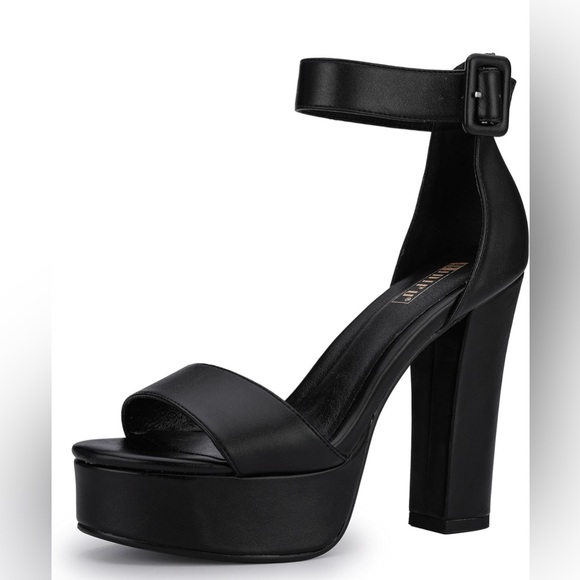 IDIFU Sabrina 5 inch Platform Heels Black 9 - Picture 2 of 13